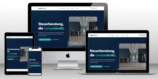 Kanzlei Website Mockup